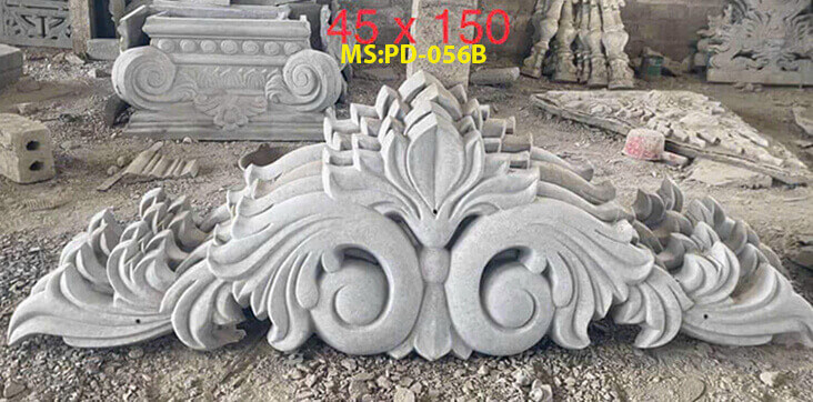 làm phù điêu đầu cột trang trí mặt tiền nhà tại đà nẵng PD056B